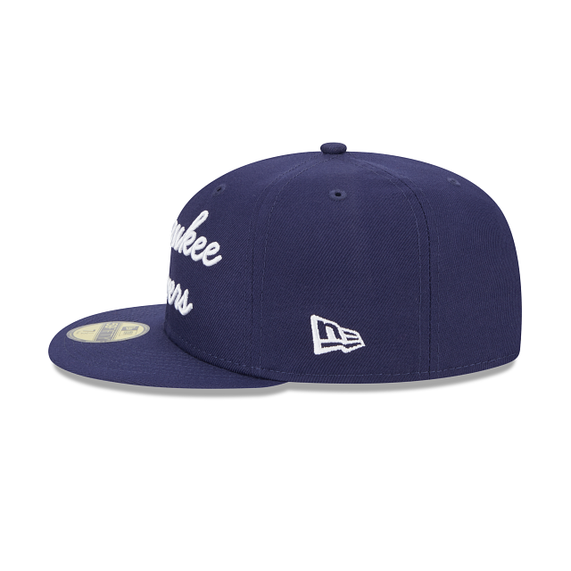 New Era Milwaukee Brewers Fairway Script 2023 59FIFTY Fitted Hat