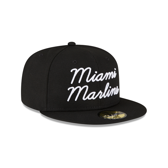 New Era Miami Marlins Fairway Script 2023 59FIFTY Fitted Hat