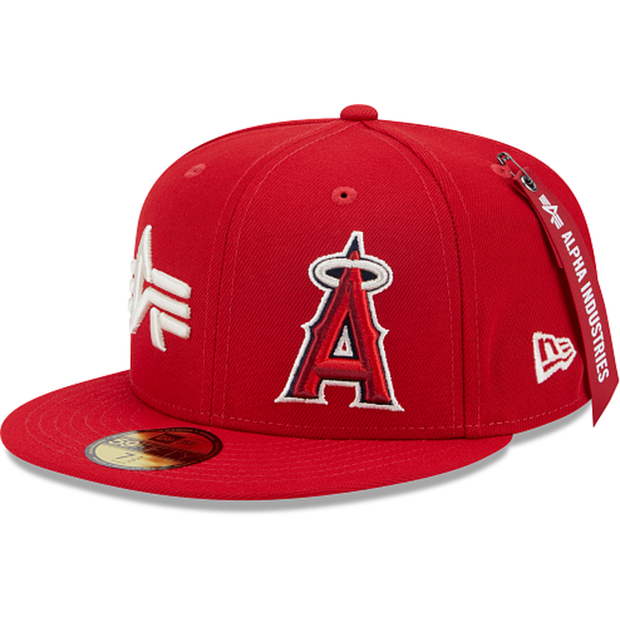 New Era Alpha Industries X Los Angeles Angels Dual Logo 59FIFTY Fitted Hat