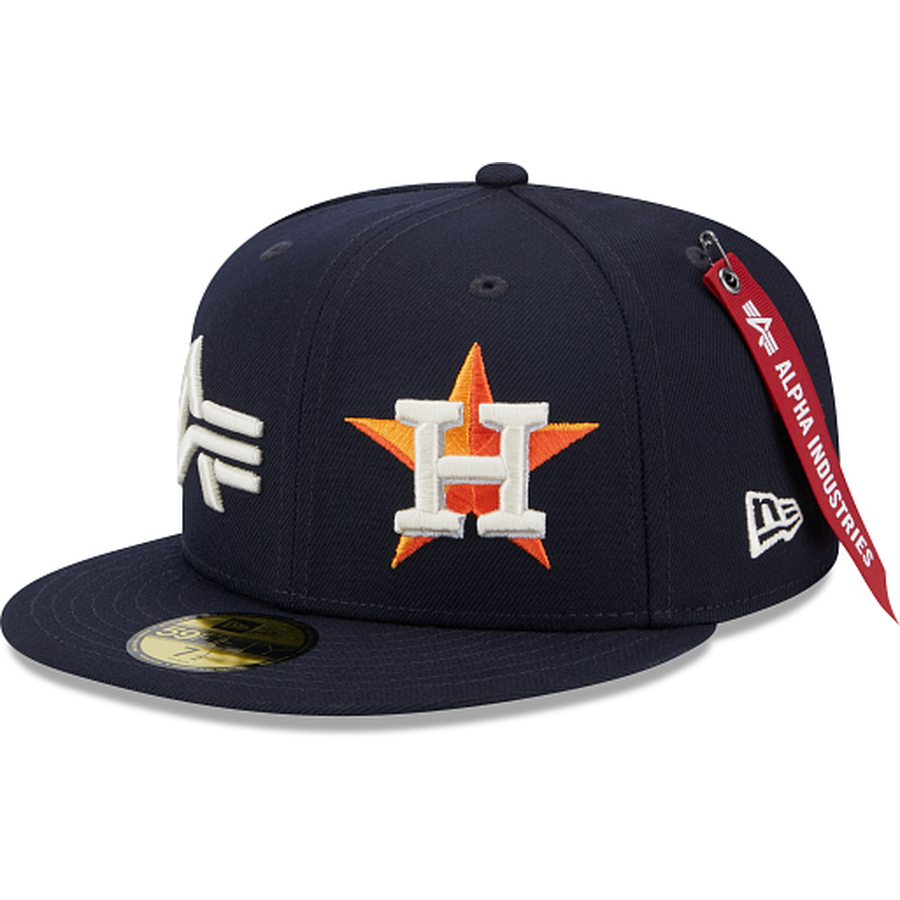 New Era Alpha Industries X Houston Astros Dual Logo 59FIFTY Fitted Hat
