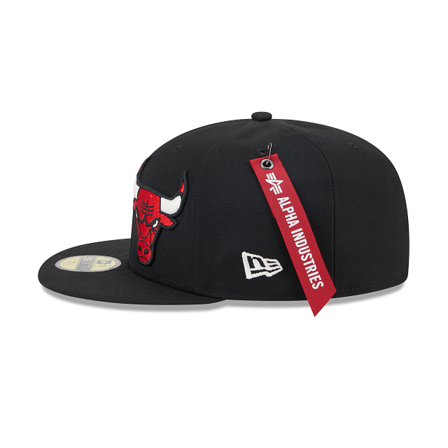 New Era Alpha Industries X Chicago Bulls Dual Logo 59FIFTY Fitted Hat