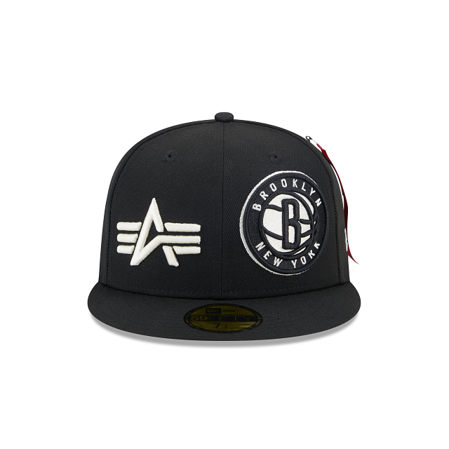 New Era Alpha Industries X Brooklyn Nets Dual Logo 59FIFTY Fitted Hat