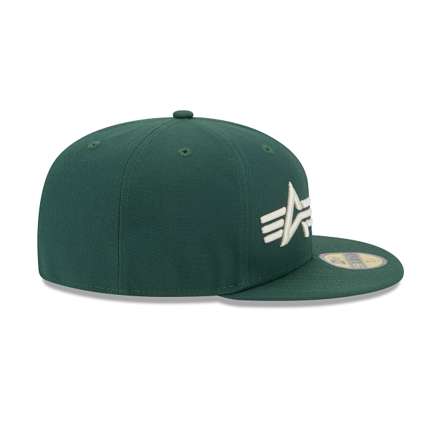 New Era Alpha Industries X Milwaukee Bucks Dual Logo 59FIFTY Fitted Hat