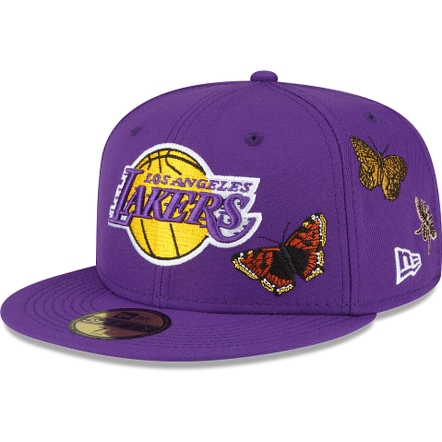 Men's Los Angeles Lakers New Era Light Blue 2021/22 City Edition Alternate  59FIFTY Fitted Hat