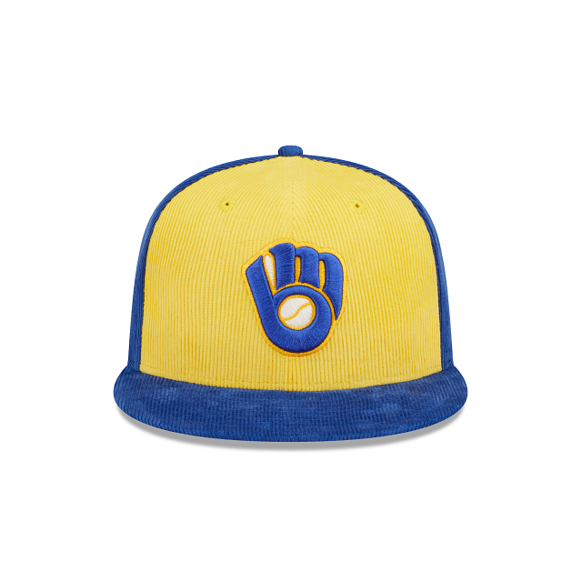 New Era Milwaukee Brewers Cooperstown Corduroy 2022 59FIFTY Fitted Hat