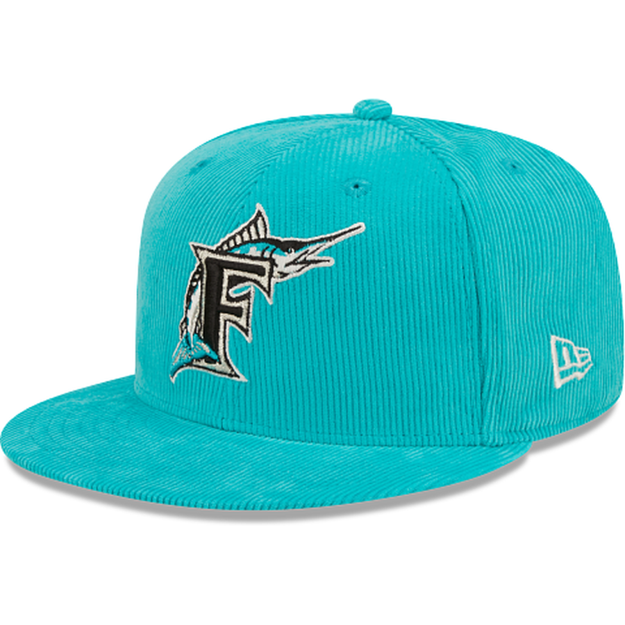 New Era Florida Marlins Cooperstown Corduroy 2022 59FIFTY Fitted Hat