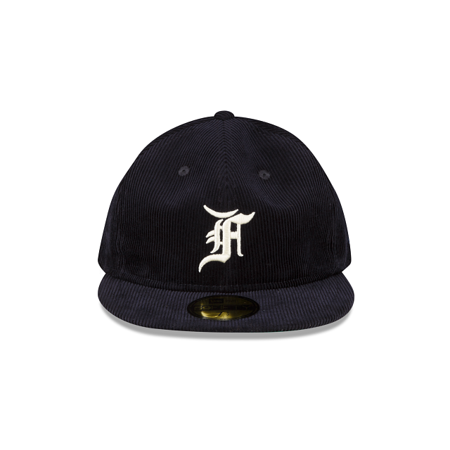 New Era Fear of God Essentials Corduroy Navy 59FIFTY Fitted Hat