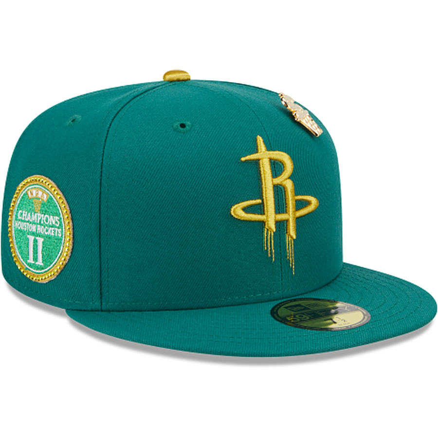 Houston Rockets Spaceman Fitted New Era Houston Rockets Max Bet 2022 59FIFTY Fitted Hat
