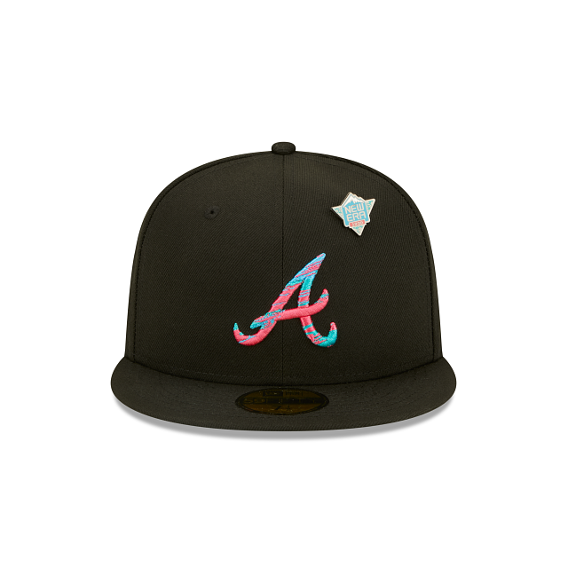 Cappellino Atlanta Braves, New Era, 39THIRTY, base, nero Cappellino Atlanta Braves, New Era, 39THIRTY, base, nero