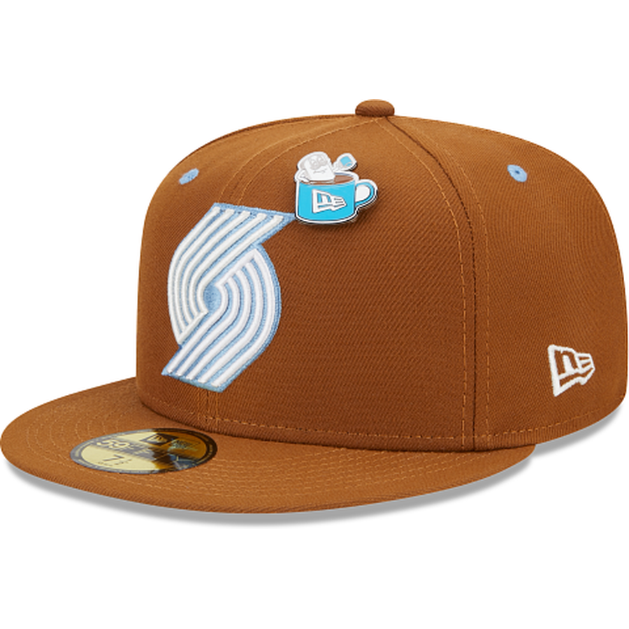 New Era Portland Trail Blazers Hot Cocoa 2022 59FIFTY Fitted Hat