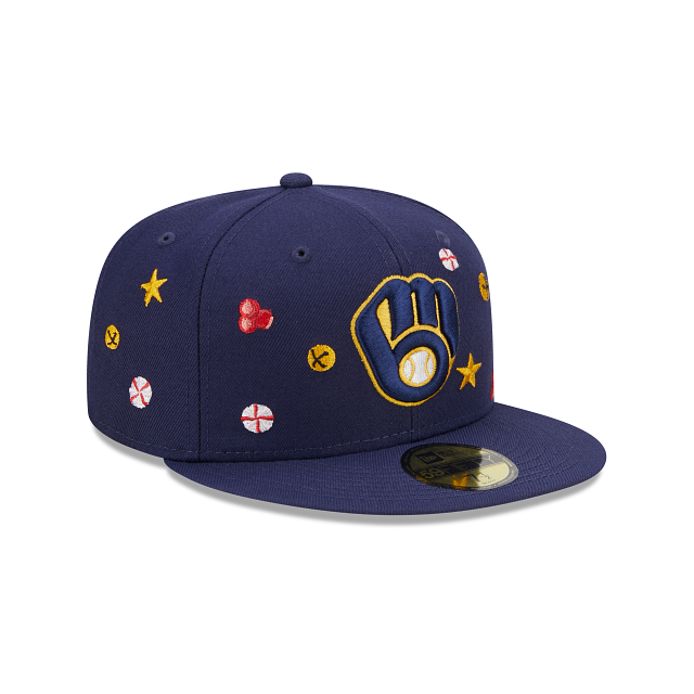 New Era Milwaukee Brewers Sleigh 2022 59FIFTY Fitted Hat