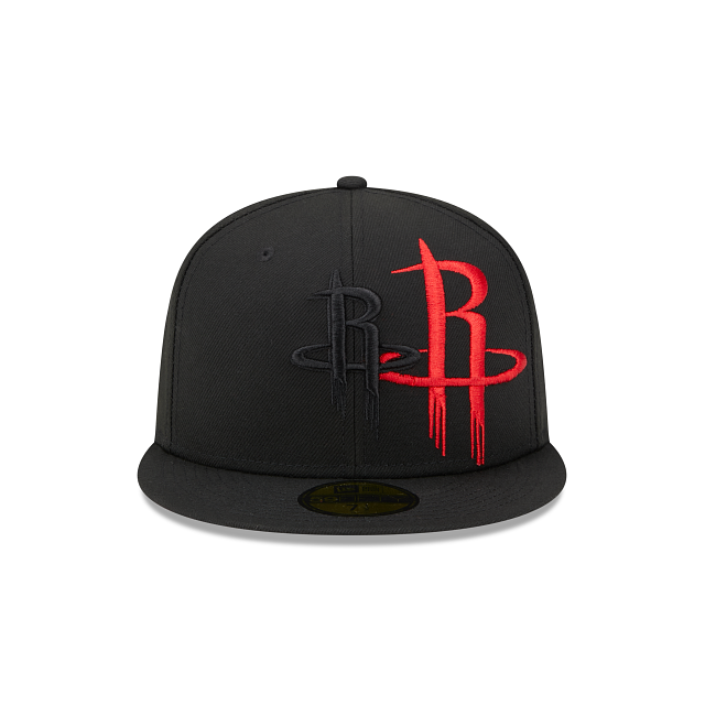 Houston Rockets Spaceman Fitted New Era Houston Rockets Elements 2022 59FIFTY Fitted Hat