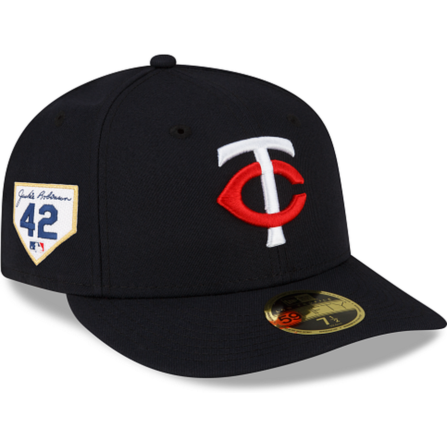 New Era Minnesota Twins Jackie Robinson Day 2023 Low Profile 59FIFTY Fitted Hat