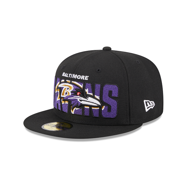 New Era Baltimore Ravens NFL Draft 2023 Alt 59FIFTY Fitted Hat
