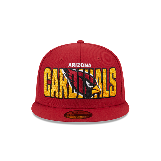 KTZ Cardinal Arizona Cardinals Monocamo 59fifty Fitted Hat in Red