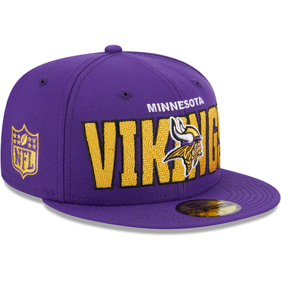 New Era Minnesota Vikings NFL Draft 2023 Alt 59FIFTY Fitted Hat