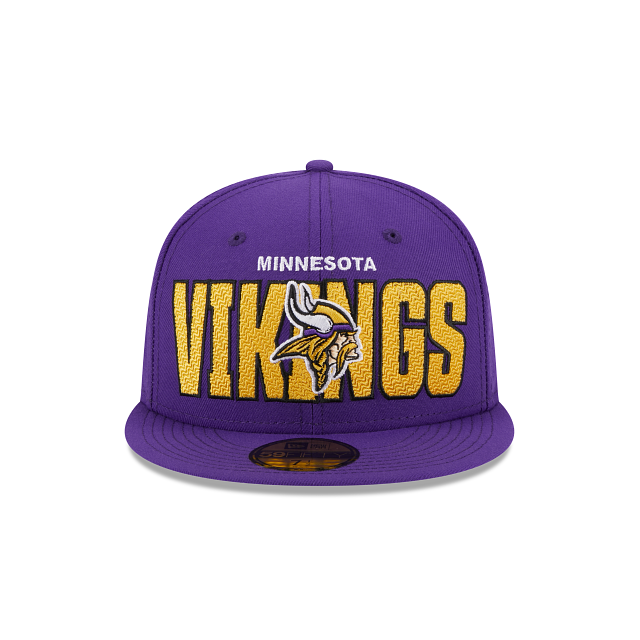 New Era Minnesota Vikings NFL Draft 2023 Alt 59FIFTY Fitted Hat