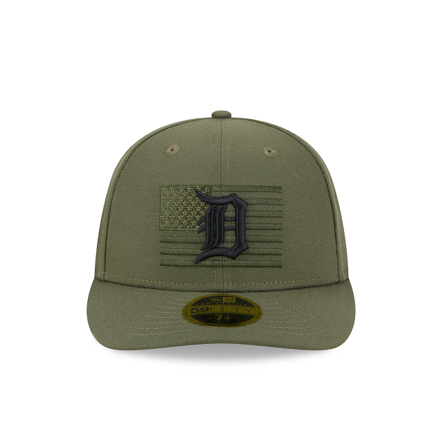 New Era Detroit Tigers Armed Forces Day 2023 Low Profile 59FIFTY Fitted Hat