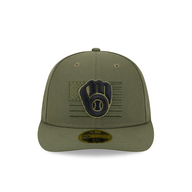 New Era Milwaukee Brewers Armed Forces Day 2023 Low Profile 59FIFTY Fitted Hat