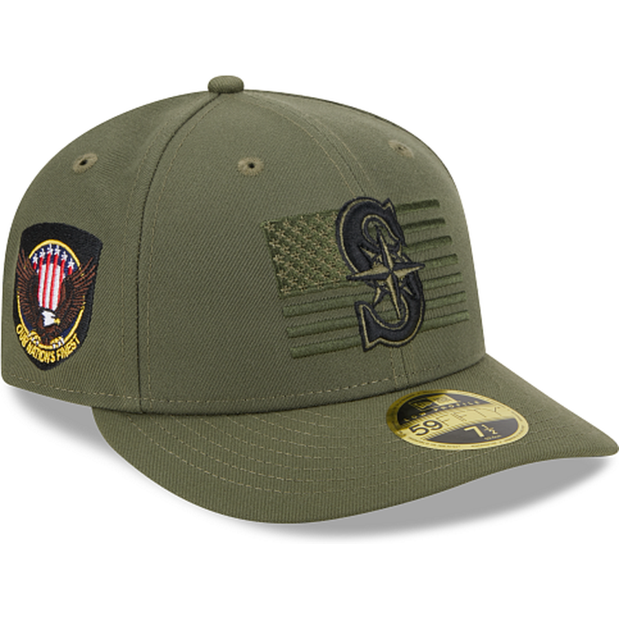 New Era Seattle Mariners Armed Forces Day 2023 Low Profile 59FIFTY Fitted Hat