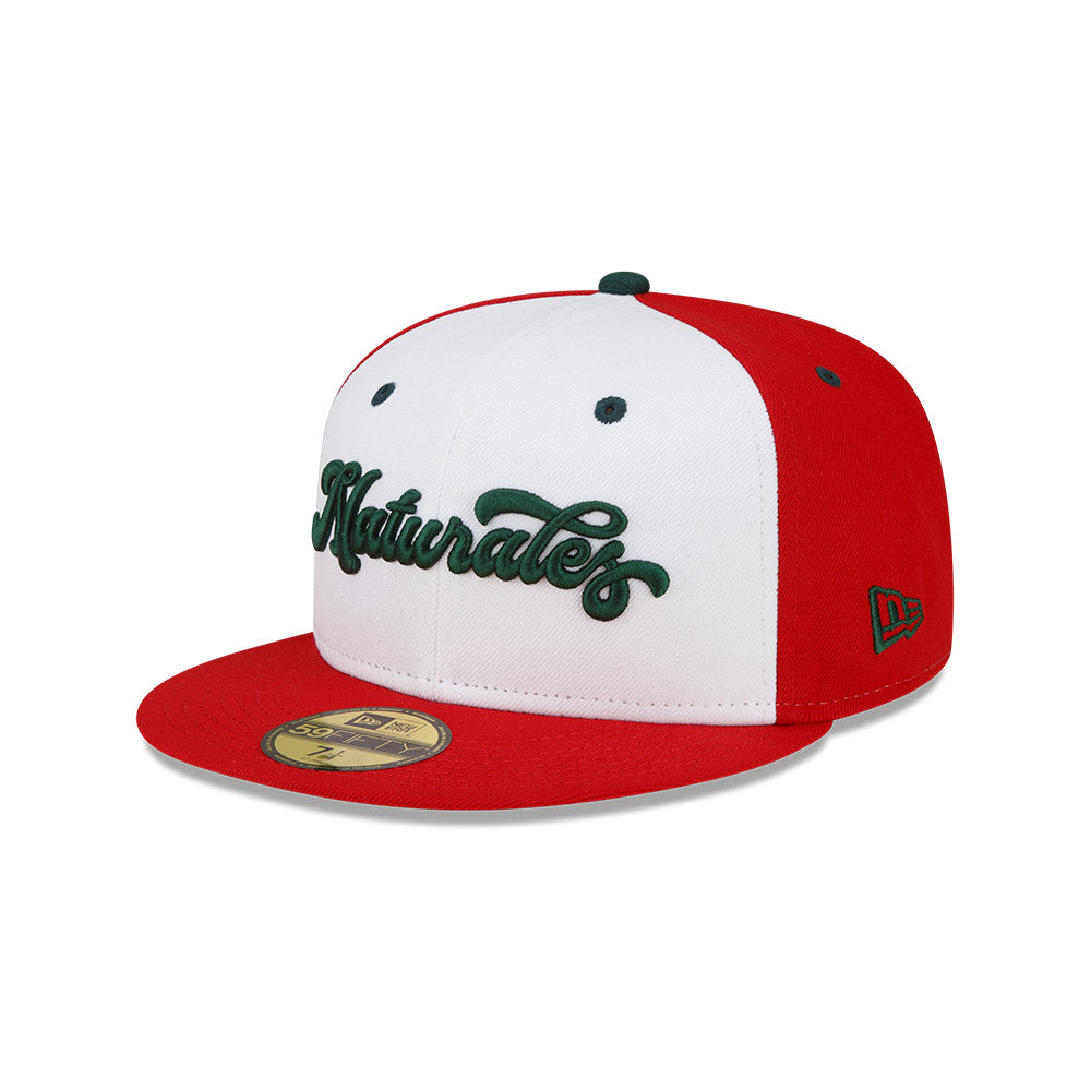 New Era Northwest Arkansas Naturals Red/White 2023 59FIFTY Fitted Hat