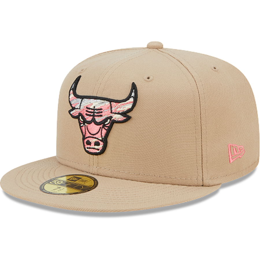 CHICAGO BULLS New Era 59FIFTY Black Hat 1966 Patch Fitted SIZE 7.5 NWT  BRAND NEW
