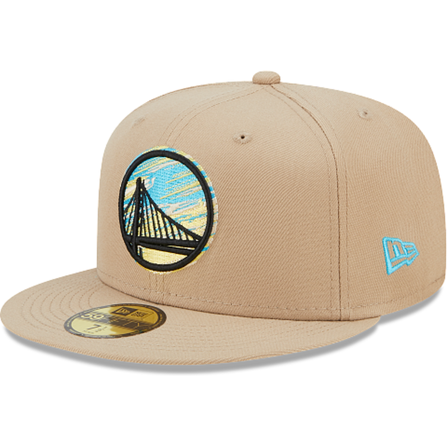 New Era Golden State Warriors Team 2023 Neon 59FIFTY Fitted Hat