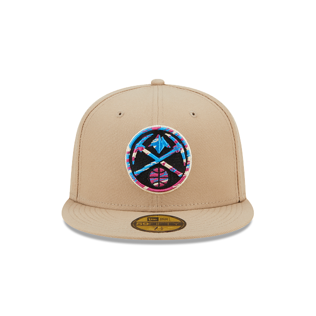New Era Denver Nuggets Team 2023 Neon 59FIFTY Fitted Hat