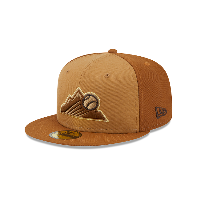 New Era Colorado Rockies Tri-Tone Brown 2023 59FIFTY Fitted Hat