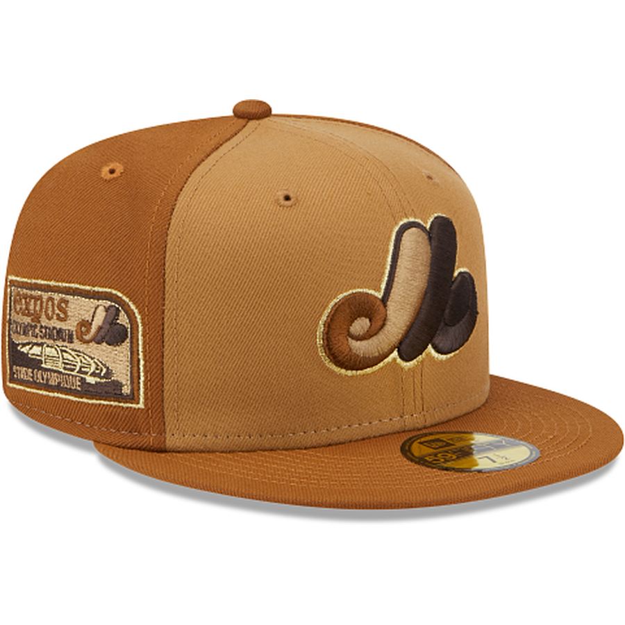 New Era Montreal Expos Tri-Tone Brown 2023 59FIFTY Fitted Hat