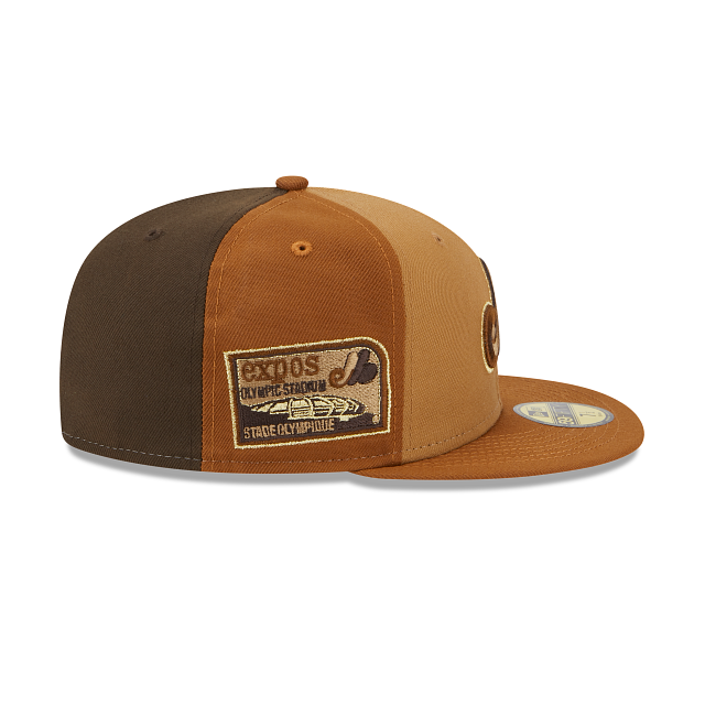 New Era Montreal Expos Tri-Tone Brown 2023 59FIFTY Fitted Hat