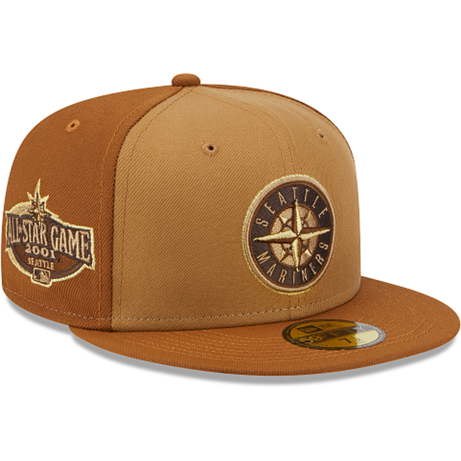 New Era Seattle Mariners Tri-Tone Brown 2023 59FIFTY Fitted Hat
