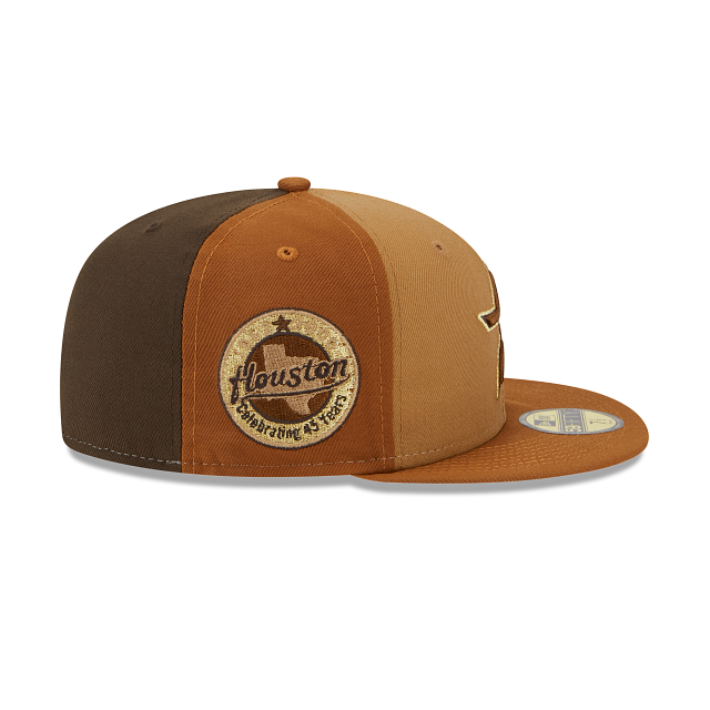 New Era Houston Astros Tri-Tone Brown 2023 59FIFTY Fitted Hat