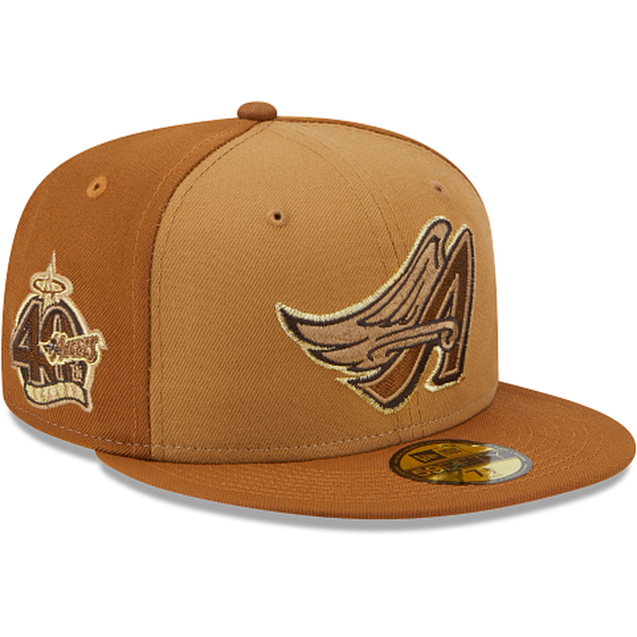 New Era Anaheim Angels Tri-Tone Brown 2023 59FIFTY Fitted Hat