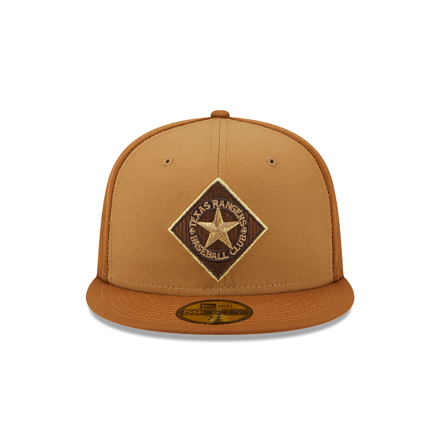 New Era Texas Rangers Tri-Tone Brown 2023 59FIFTY Fitted Hat