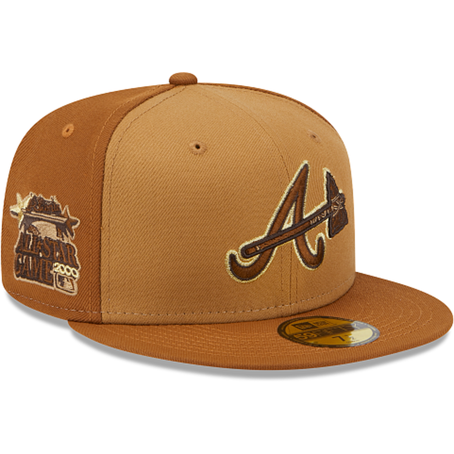 New Era Atlanta Braves Tri-Tone Brown 2023 59FIFTY Fitted Hat
