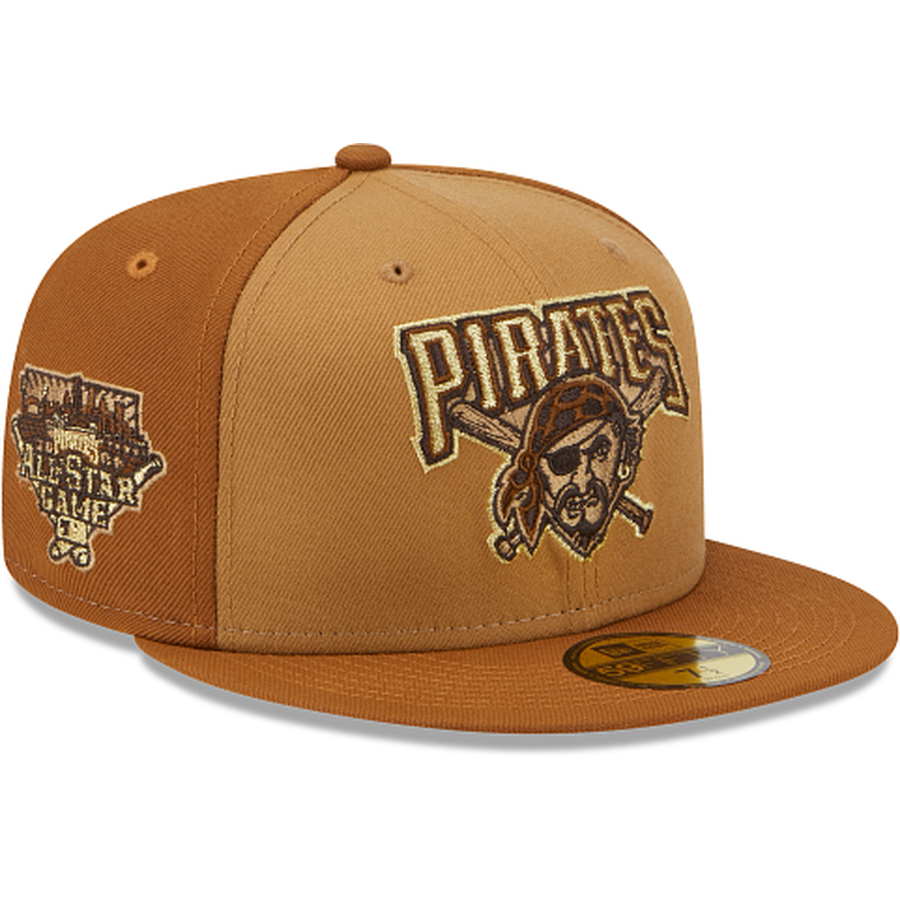 New Era Pittsburgh Pirates Tri-Tone Brown 2023 59FIFTY Fitted Hat