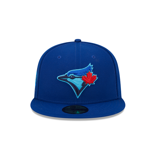 New Era Men's Light Blue, Brown Toronto Blue Jays 40th Anniversary Beach  Kiss 59fifty Fitted Hat In Light Blue,brown