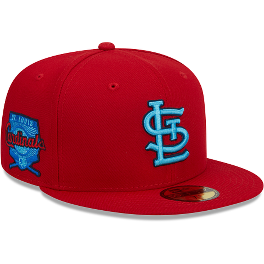 ST. LOUIS CARDINALS OFFICIAL NEW ERA MLB 59FIFTY JULY 4TH FITTED HAT CAP