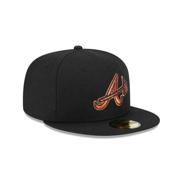 New Era Atlanta Braves Metallic Pop 2023 59FIFTY Fitted Hat