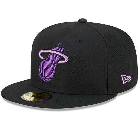 New Era Miami Heat Metallic Pop 2023 59FIFTY Fitted Hat