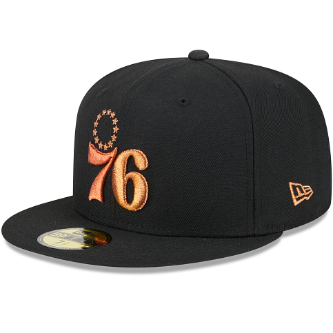 New Era Philadelphia 76ers Metallic Pop 2023 59FIFTY Fitted Hat