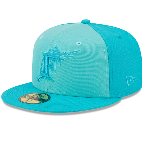 New Era Florida Marlins Tri-Tone Team 2023 59FIFTY Fitted Hat