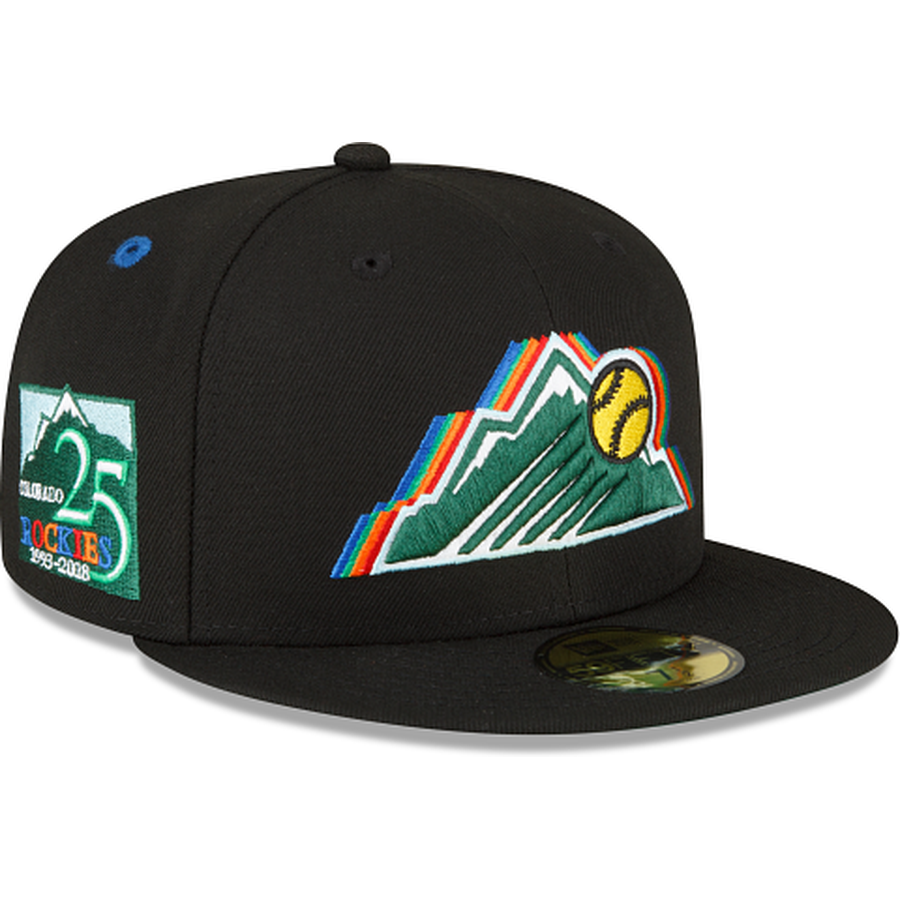 New Era Colorado Rockies Multicolored Logo 59FIFTY Fitted Hat
