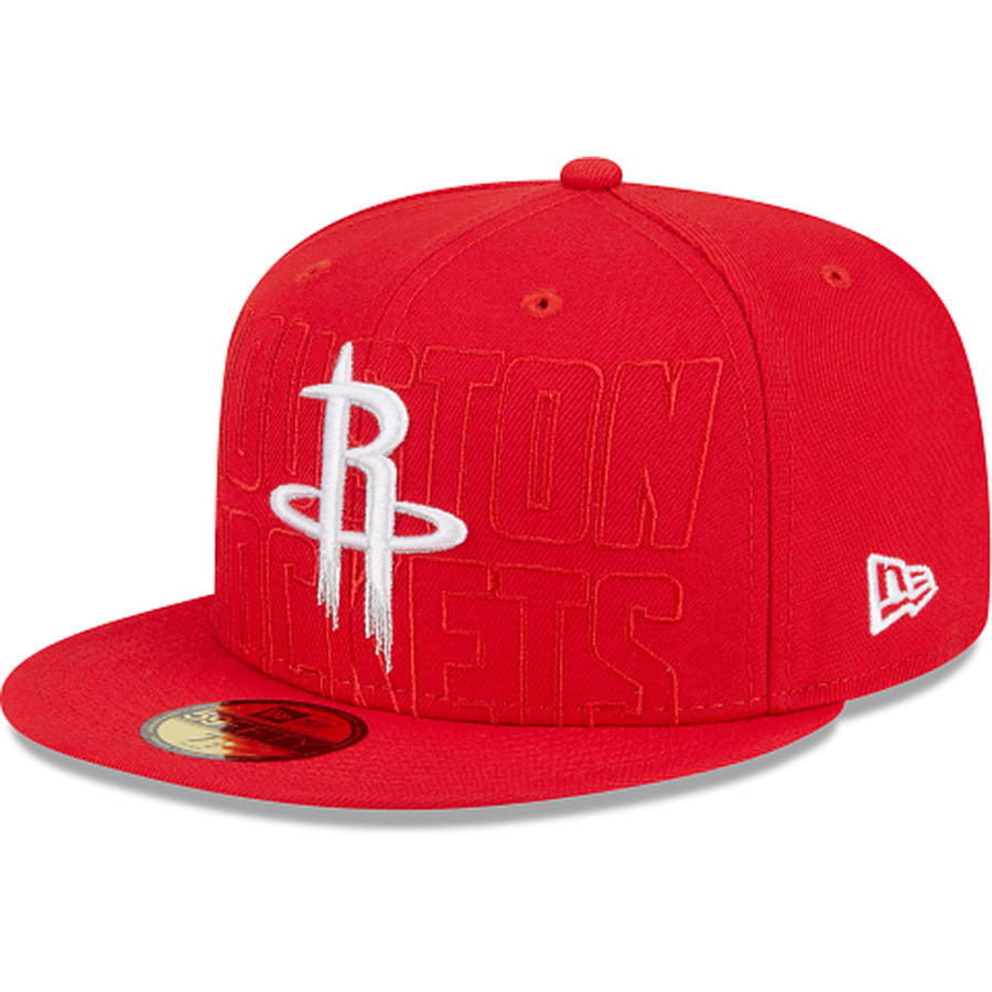 Houston Rockets Spaceman Fitted New Era Houston Rockets NBA Authentics 2023 Draft 59FIFTY Fitted Hat