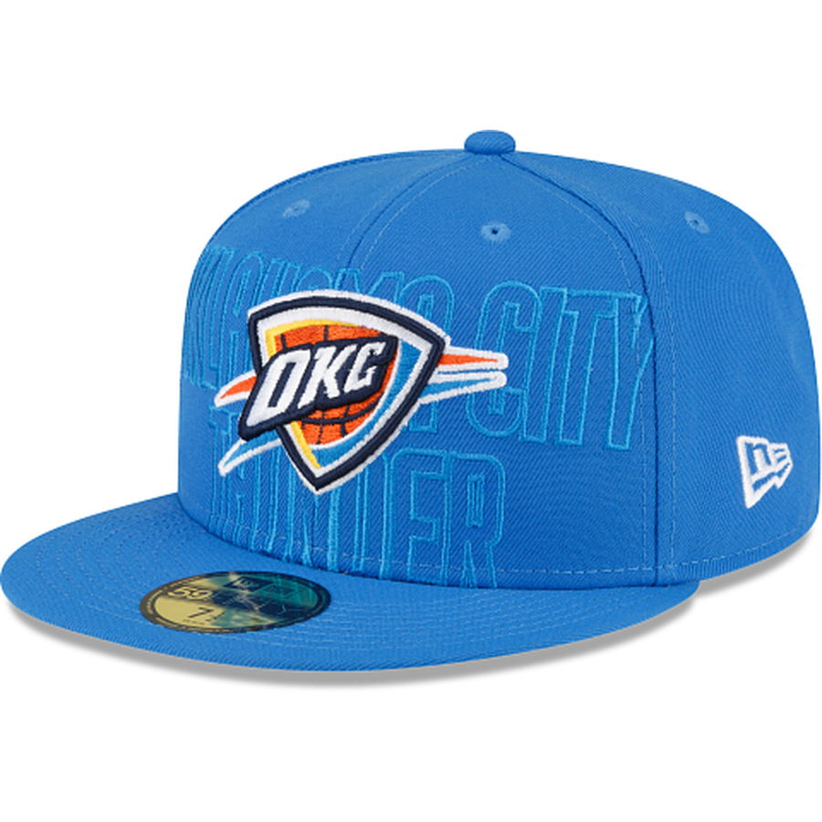 New Era Oklahoma City Thunder NBA Authentics 2023 Draft 59FIFTY Fitted Hat