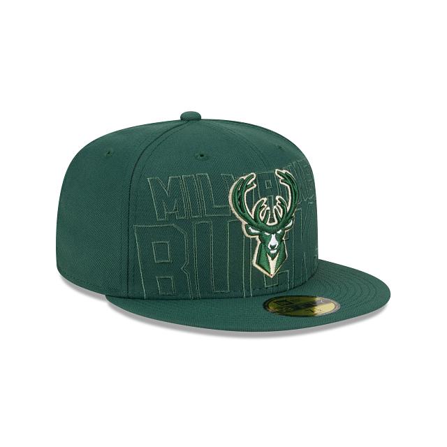 New Era Milwaukee Bucks NBA Authentics 2023 Draft 59FIFTY Fitted Hat