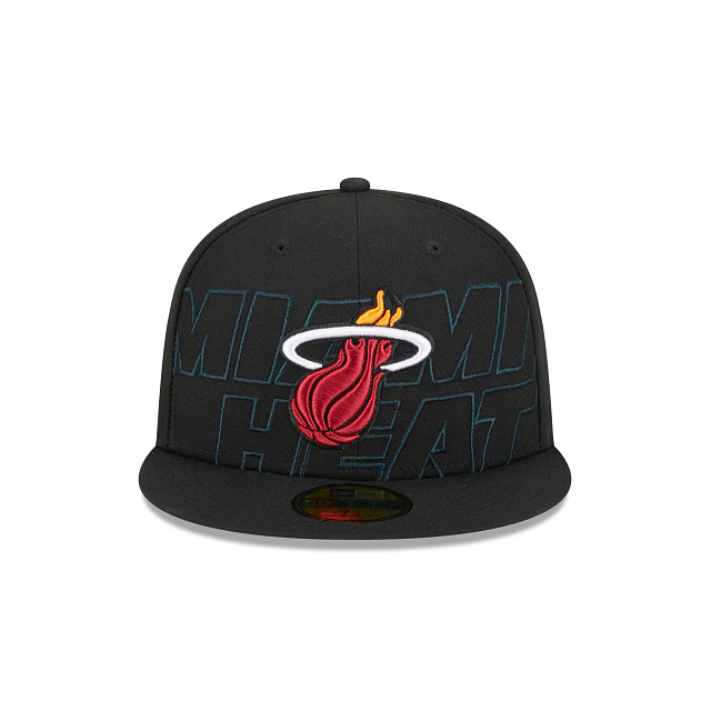 New Era Miami Heat NBA Authentics 2023 Draft 59FIFTY Fitted Hat