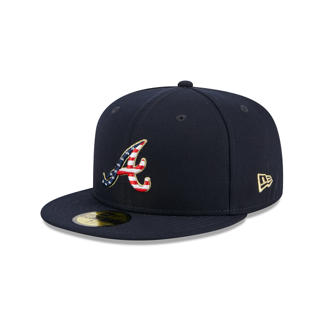 New Era Atlanta Braves Independence Day 2023 59FIFTY Fitted Hat