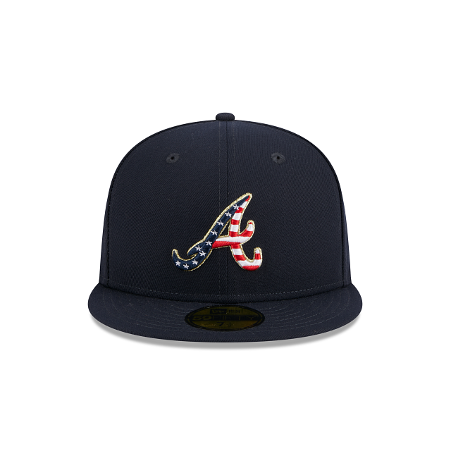 New Era Atlanta Braves Independence Day 2023 59FIFTY Fitted Hat